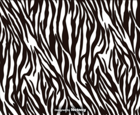 Zebra Stripes Vector Texture Background