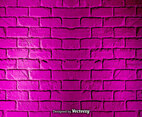 Vector Pink Grunge Brick Wall Texture