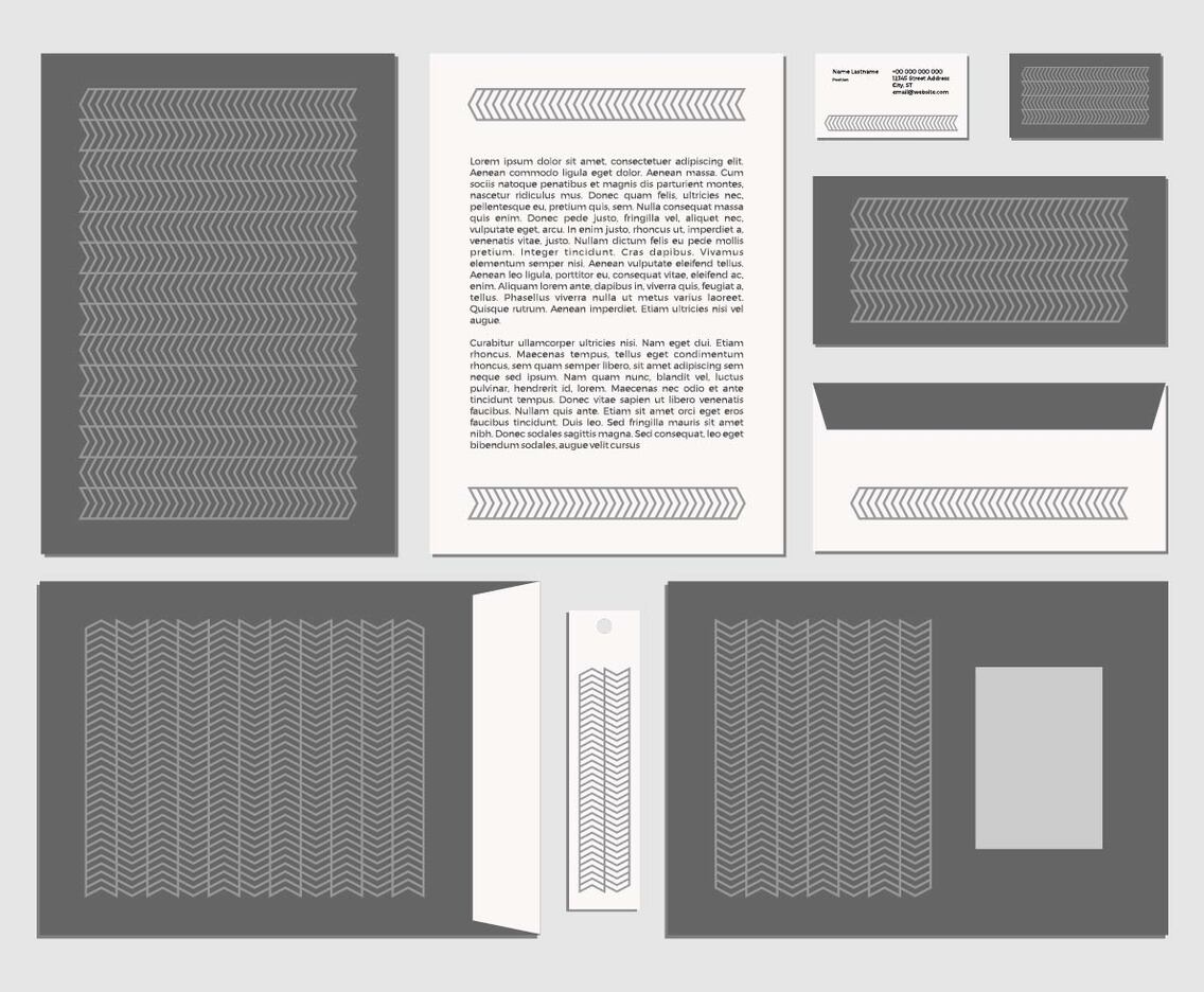 Free Greyscale Identity Vector 5