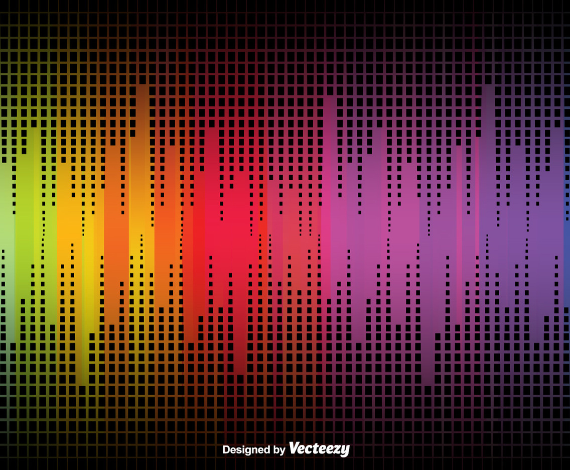 Abstract Background With Rainbow Colors