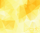 Yellow Geometric Low Poly Style Illustration Vector
