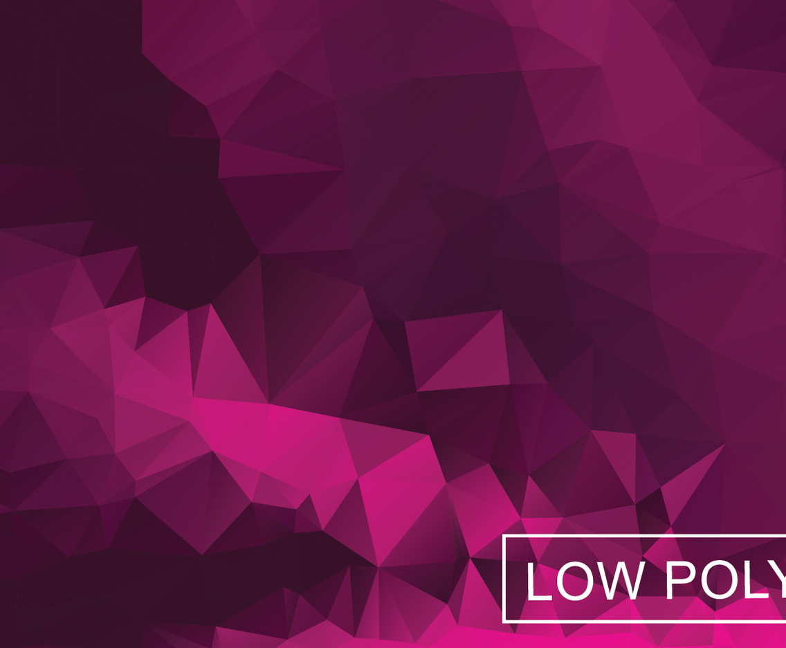 Magenta Geometric Low Poly Style Illustration Vector