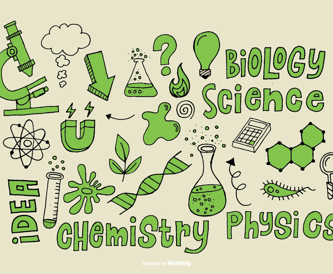 Hand Drawn Science Icon Vectors