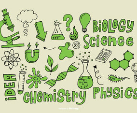 Hand Drawn Science Icon Vectors