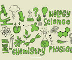 Hand Drawn Science Icon Vectors