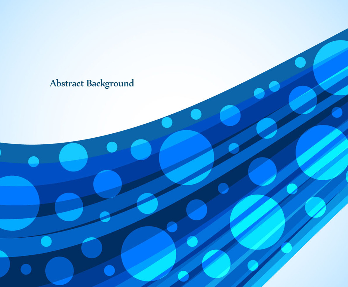 Free Vector Bright Blue Wave Background