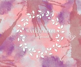 Free Vector Pink Watercolor Background