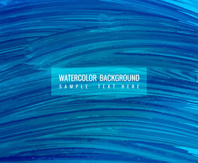 Free Vector Blue Watercolor background