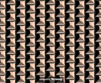 Seamless Pattern Of Bronze Metallic Tiles