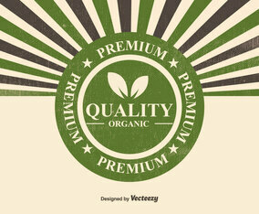 Organic Premium Quality Illustration