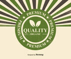 Organic Premium Quality Illustration