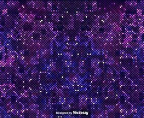 Pixelated Purple Background Of The Outer Space