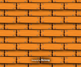 Cartoon Wood Planks Seamless Texture