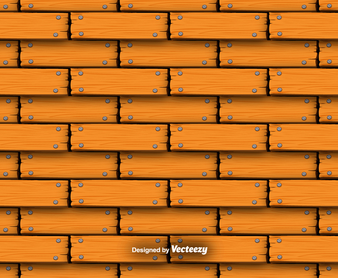 Cartoon Wood Planks Seamless Texture