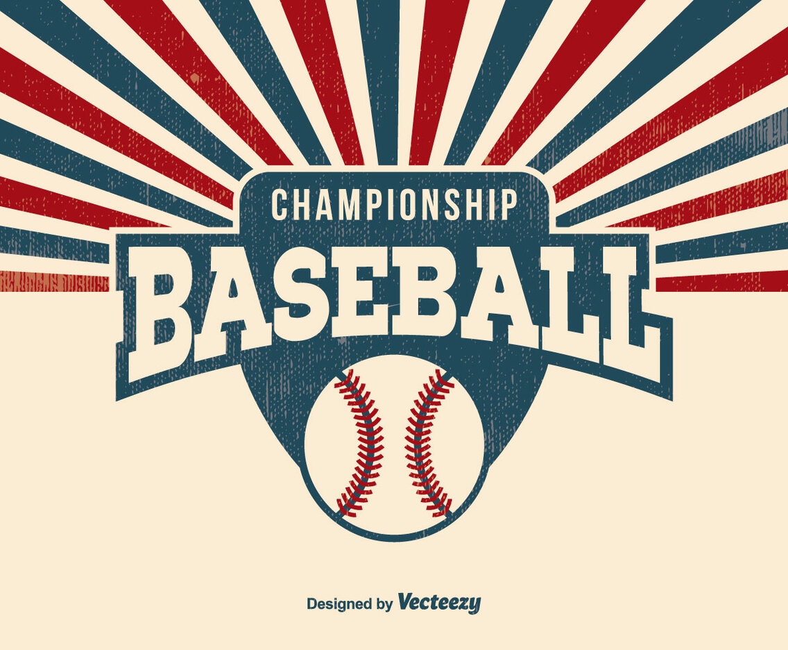 Retro Baseball Background