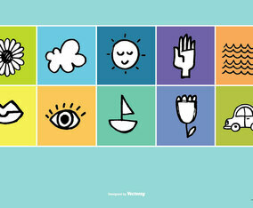 Hand Drawn Doodle Vector Icons