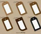 Set Of 6 Vector Tags