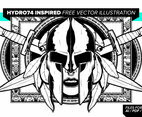 Hydro74 Inspired Free Vector Illustration