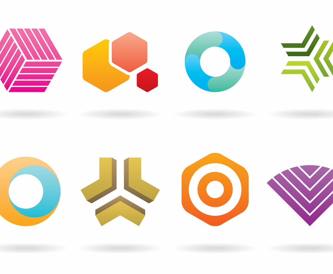 Trendy Colorful Logos