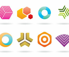 Trendy Colorful Logos