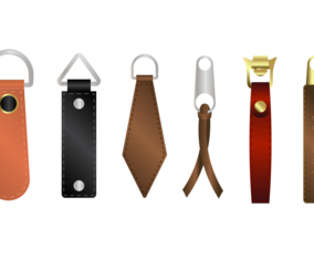 Free Leather Zipper Pull Vector