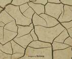 Vector Earth Cracked Because Of Drought
