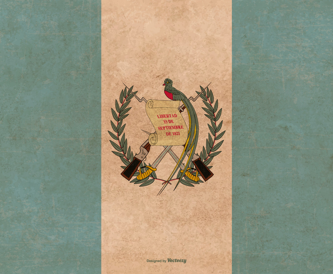 Grunge Flag of Guatemala