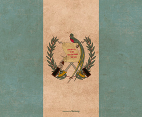 Grunge Flag of Guatemala