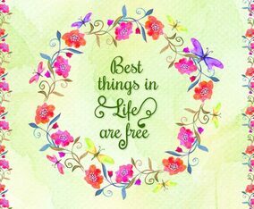 Free Vector Watercolor Floral Butterfly Background