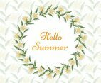 Free Vector Watercolor Summer Background