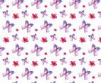 Free Vector Watercolor Papillion Background