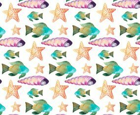 Free Vector Watercolor Sea Background