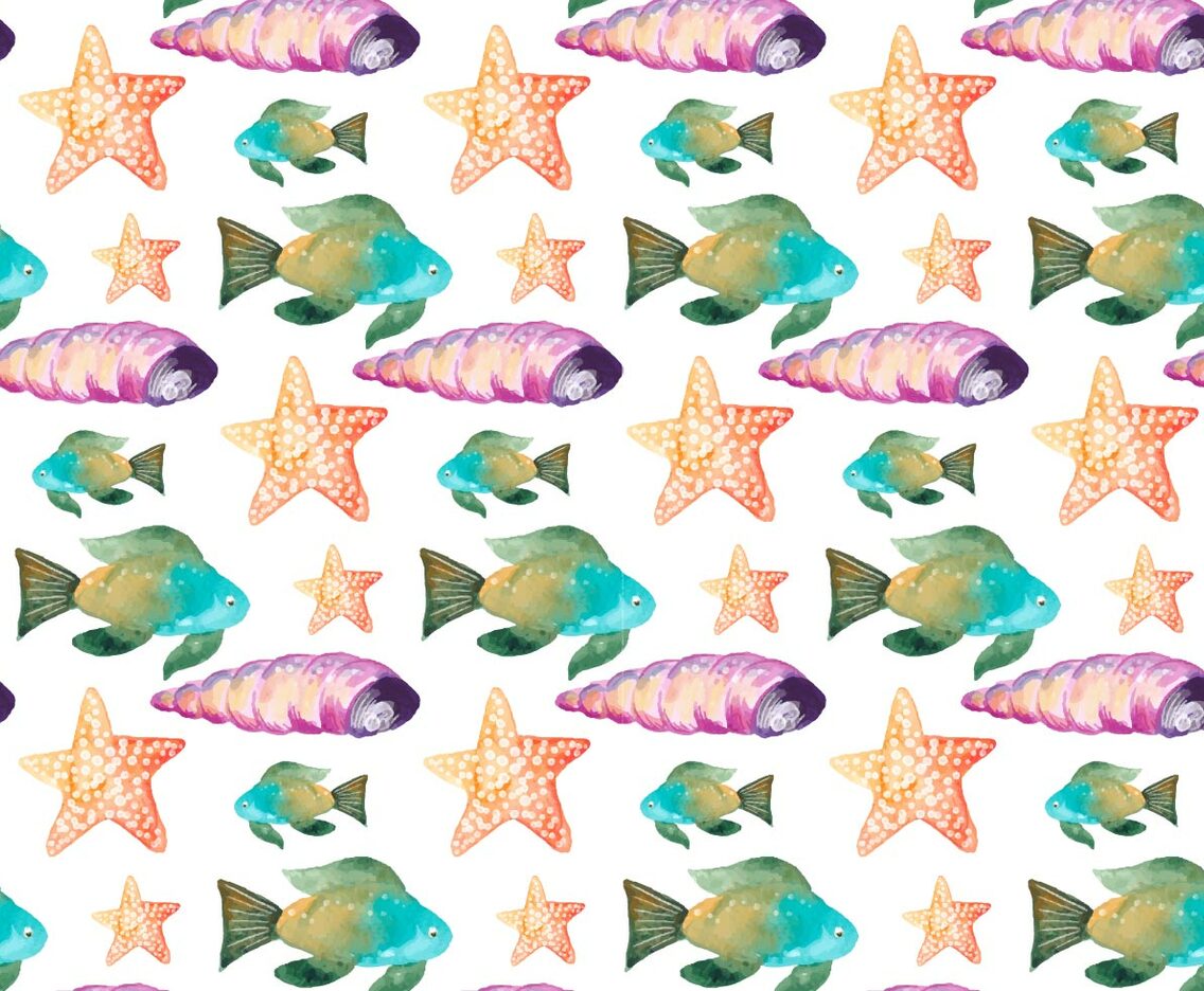 Free Vector Watercolor Sea Background