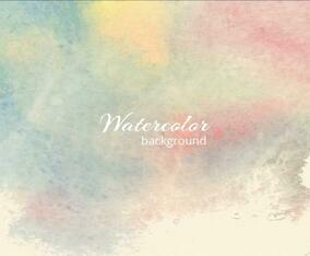 Free Vector Soft Watercolor Blue Background