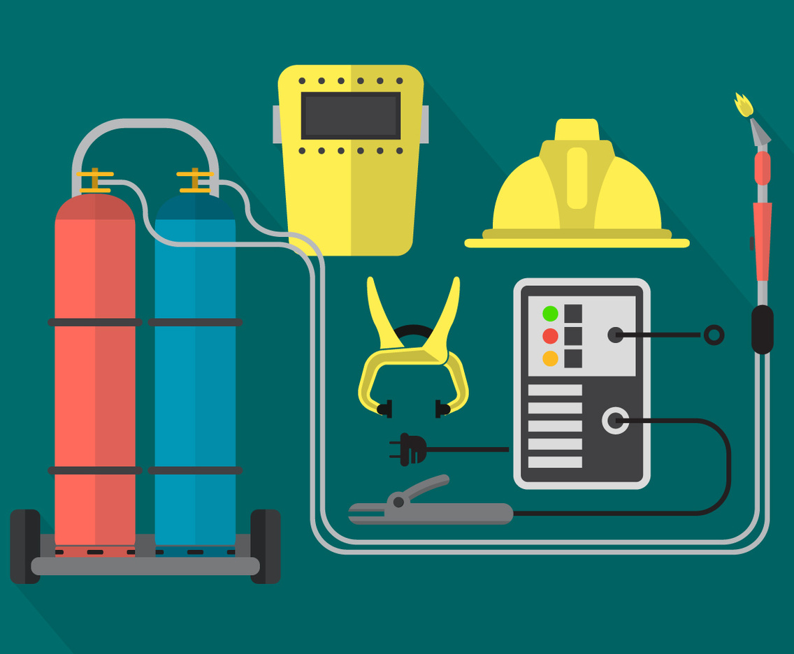 Vector Set of Welding