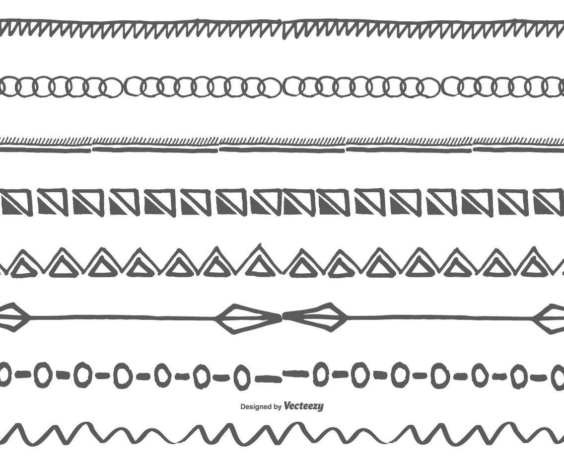 Hand Drawn Border Set