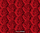 Vector Roses Background - SEAMLESS PATTERN