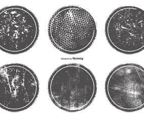 Vector Grunge Badges