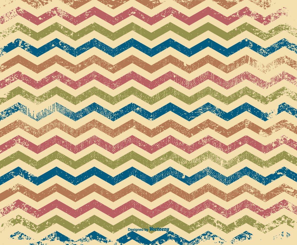 Grunge Chevron Background