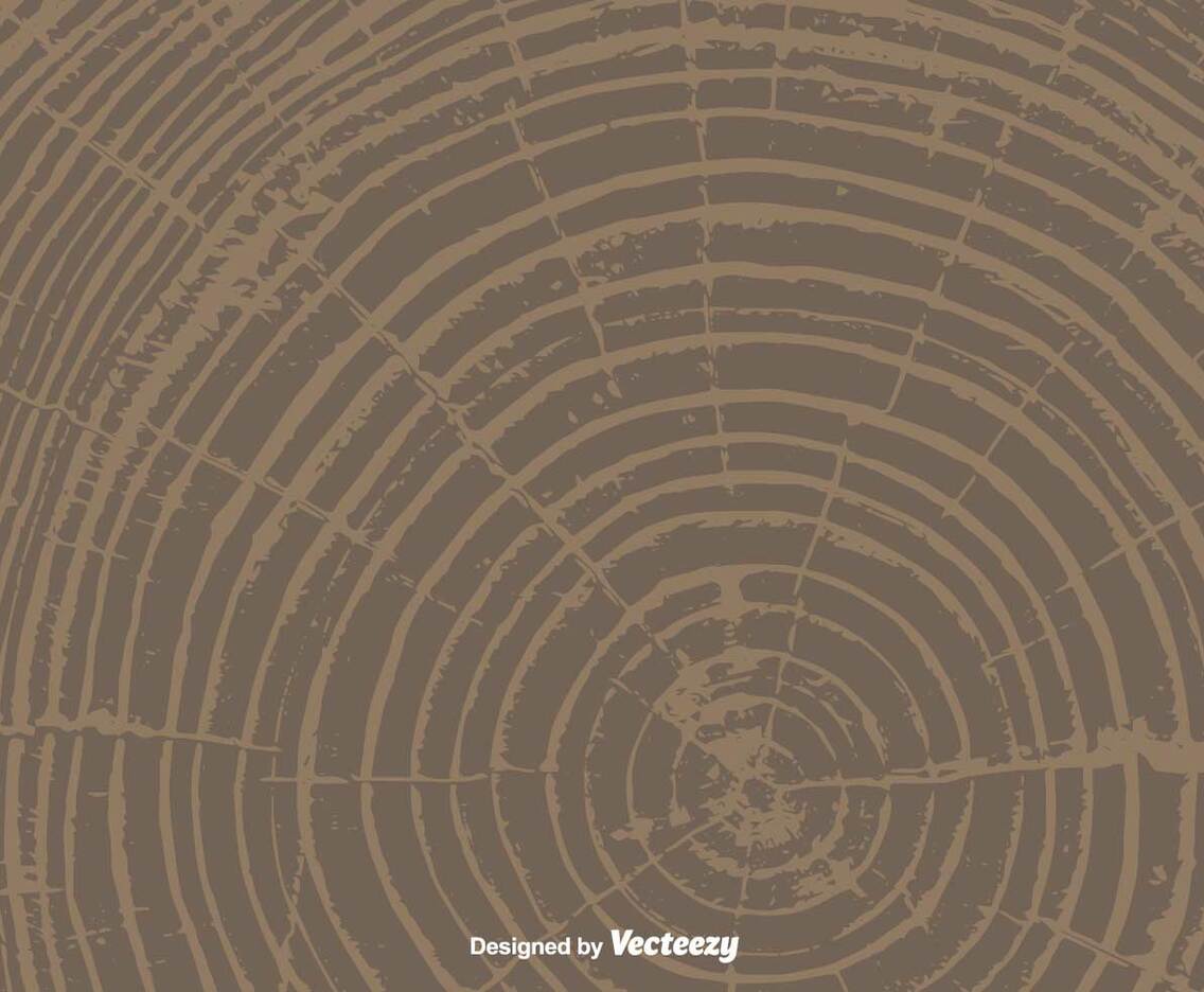 Vector Tree Rings Background