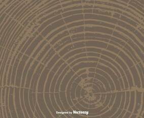 Vector Tree Rings Background