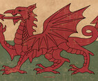 Grunge Flag of Wales
