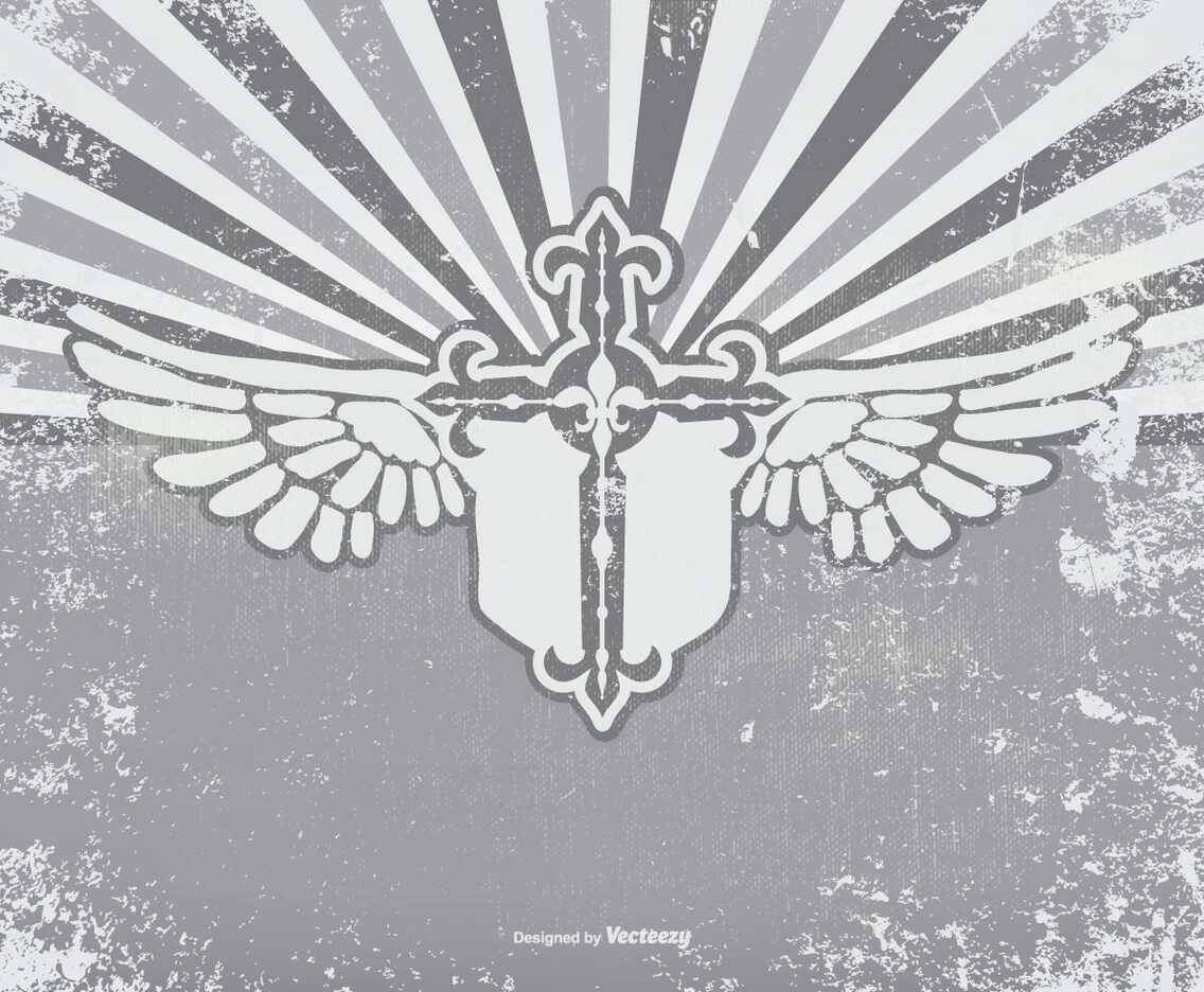 Retro Style Sunburst Background