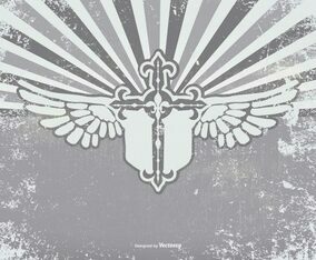 Retro Style Sunburst Background