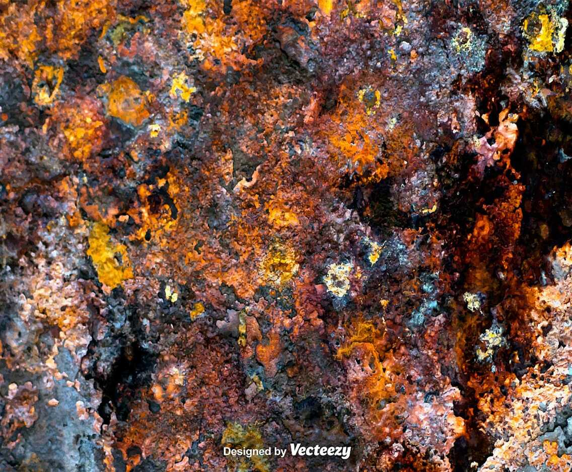 Rusty Grunge Background - Vector Grunge Texture