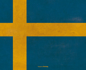 Grunge Flag of Sweden