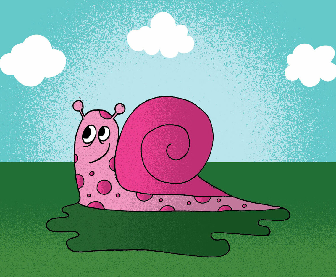 Happy Snail Vector