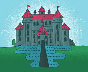 Fairy Tale Castle Vector