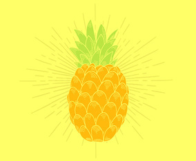Pineapple Vector
