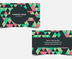 Free vector Colorful Business Card